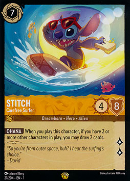 Stitch - Carefree Surfer