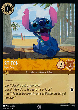 Stitch - New Dog