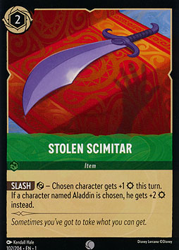 Stolen Scimitar