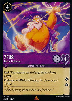 Zeus - God of Lightning