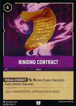 Binding Contract