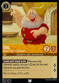 Doc - Leader of the Seven Dwarfs