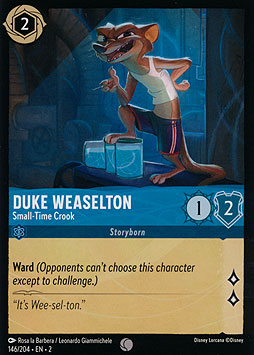 Duke Weaselton - Small-Time Crook