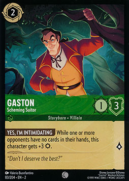 Gaston - Scheming Suitor