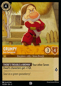 Grumpy - Bad-Tempered