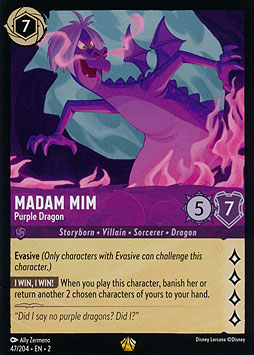 Madam Mim - Purple Dragon