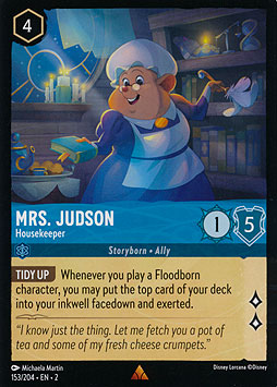 Mrs. Judson - Housekeeper