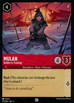 Mulan - Soldier in Training