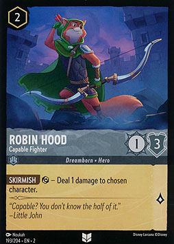 Robin Hood - Capable Fighter