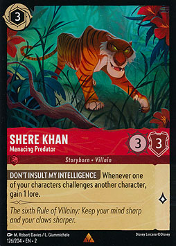 Shere Khan - Menacing Predator