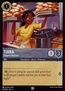 Tiana - Diligent Waitress