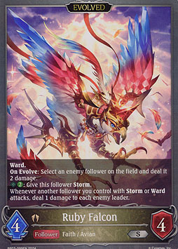 Ruby Falcon (Evolved)