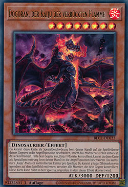 Dogoran, der Kaiju der verrückten Flamme
