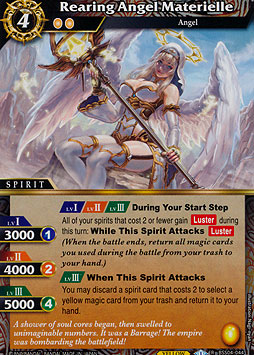 Rearing Angel Materielle