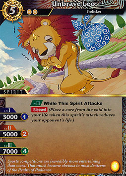 Unbrave Lion