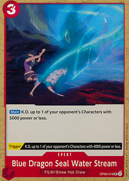 Blue Dragon Seal Water Stream