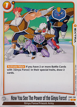 Now You See The Power of the Ginyu Force!