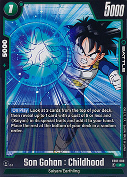 Son Gohan : Childhood