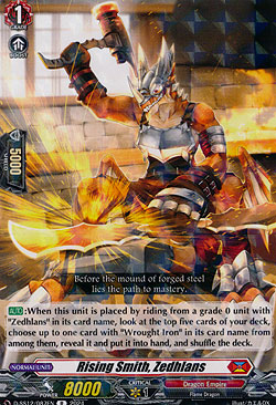 Rising Smith, Zedhlans