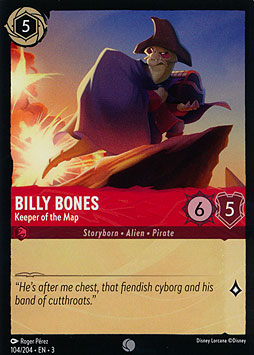 Billy Bones - Keeper of the Map