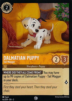 Dalmatian Puppy - Tail Wagger