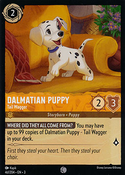 Dalmatian Puppy - Tail Wagger
