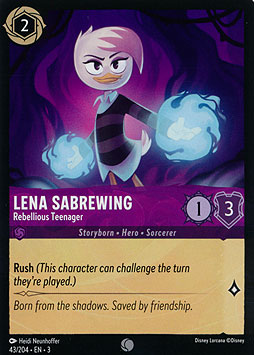Lena Sabrewing - Rebellious Teenager