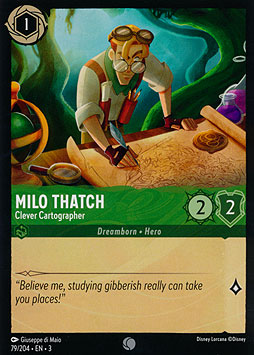 Milo Thatch - Clever Cartographer