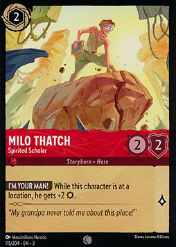 Milo Thatch - Spirited Scholar