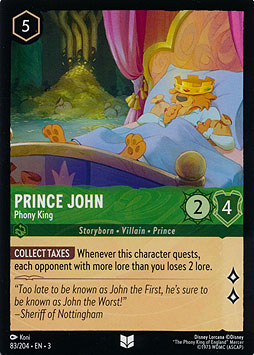 Prince John - Phony King