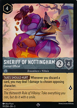 Sheriff of Nottingham - Corrupt Official