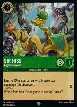 Sir Hiss - Aggravating Asp