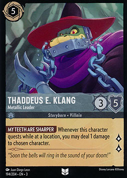 Thaddeus E. Klang - Metallic Leader
