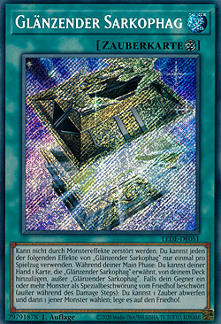Glänzender Sarkophag