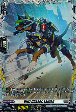 Blitz Chaser, Laufen