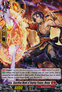 Guardian Monk of Raging Flames, Monju