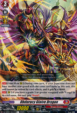 Obduracy Glaive Dragon
