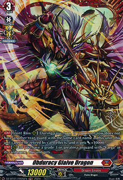 Obduracy Glaive Dragon