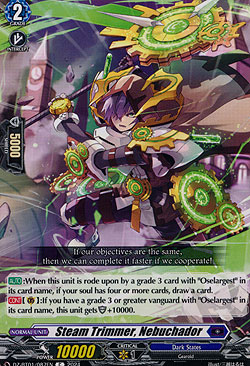 Steam Trimmer, Nebuchador