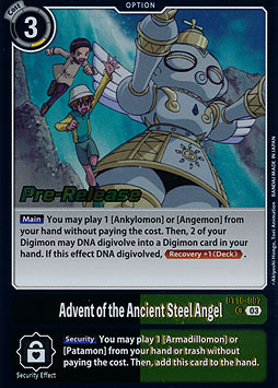 Advent of the Ancient Steel Angel