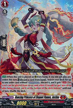 Dancing Princess of Elegant Flames, Justina