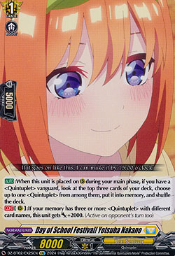 Day of the School Festival! Yotsuba Nakano