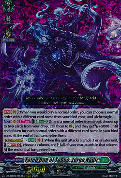 Fated One of Taboo, Zorga Nadir