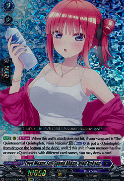 Love Means Full Speed Ahead, Nino Nakano