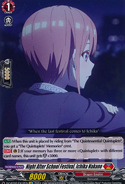 Night After School Festival, Ichika Nakano