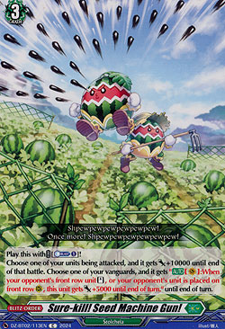 Sure-kill! Seed Machine Gun!
