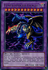 Fünfköpfiger Drache