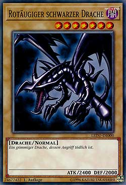 Rotäugiger schwarzer Drache