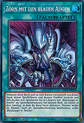 Zorn mit den blauen Augen