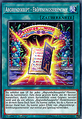 Abgrundskript - Eröffnungszeremonie